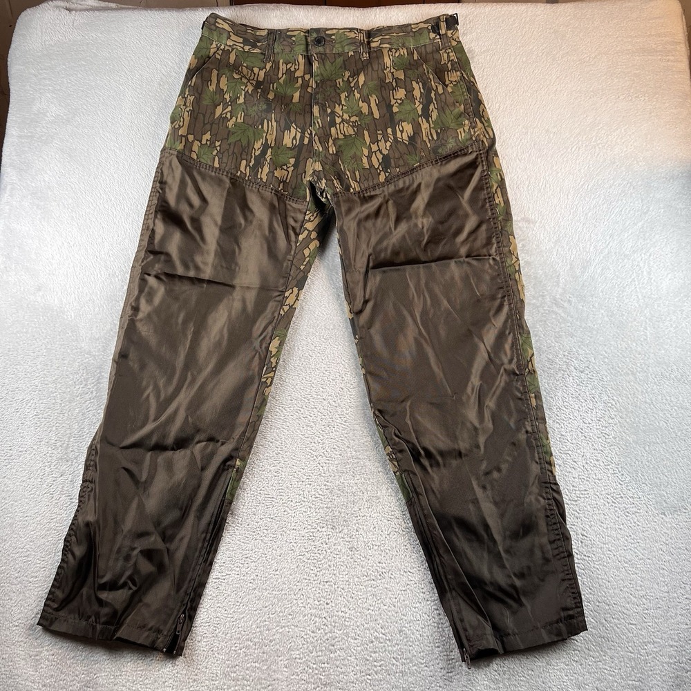 VTG Winchester Trebark Brush Guard Hunting Camouflage Pants Mens 36x31 Outdoor